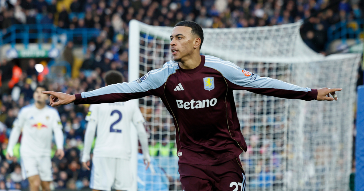 Rogers Double Fires Aston Villa to Comeback Win against Leeds